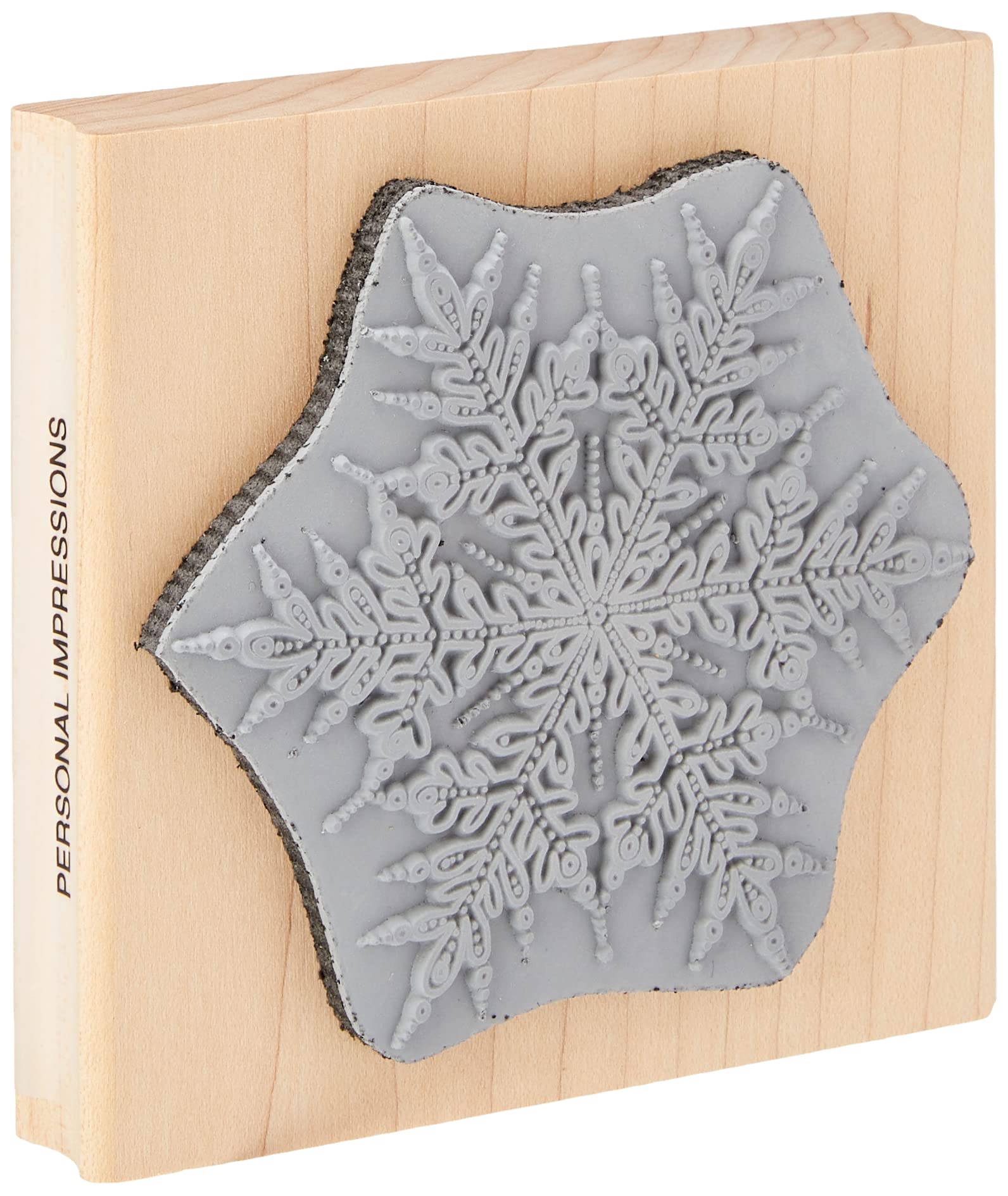 Personal Impressions Black Oriental Stamps Sd Large Snowflake Impressions Stamp,