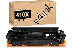 v4ink 410X Toner Cartridge: Reliable Printing for HP Laser Printers