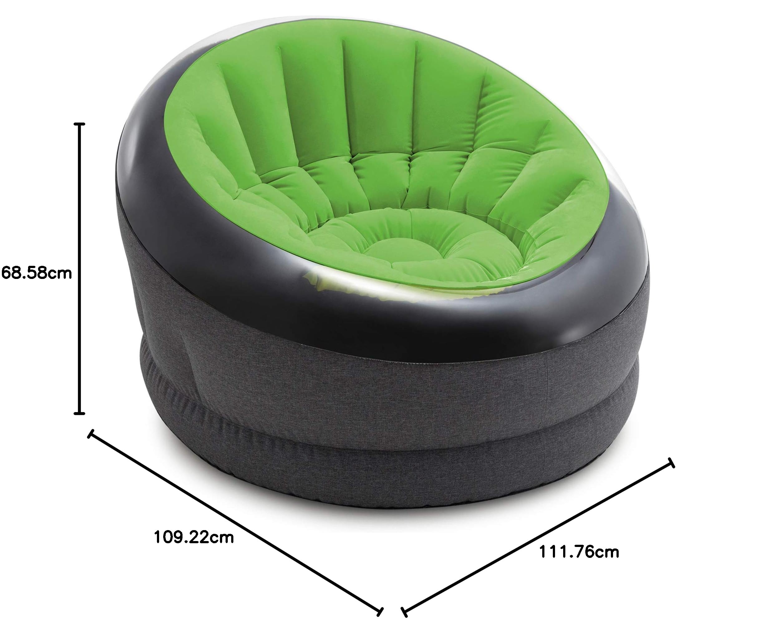Amazon.co.jp: Intex インフレータブルエンパイアチェア 44インチ x 43