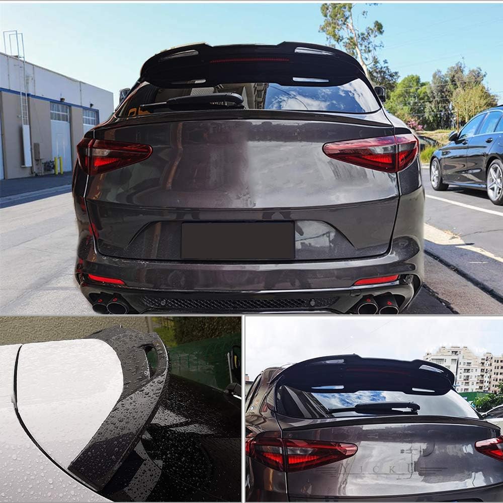 Carbon Fiber Roof Spoiler for Alfa Romeo Stelvio 2017-2024 Rear Window Top Lip Tail Wing Exterior Accessories Factory Outlet (Carbon Fiber)