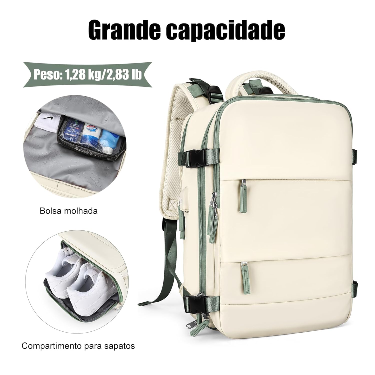Mochila De Viagem Grande Impermeável, Com Porta Usb, Compartimento Para Sapatos, Bolsa Para Objetos úmidos, Mochila Para Notebook, Mochila Feminina em promoção! Veja a oferta e mais achadinhos de Bolsas 6 Hoje é o melhor dia para comprar Mochila De Viagem Grande Impermeável, Com Porta Usb, Compartimento Para Sapatos, Bolsa Para Objetos úmidos, Mochila Para Notebook, Mochila Feminina com aquele preço maroto! Promoção! Aproveite a oferta! 6
