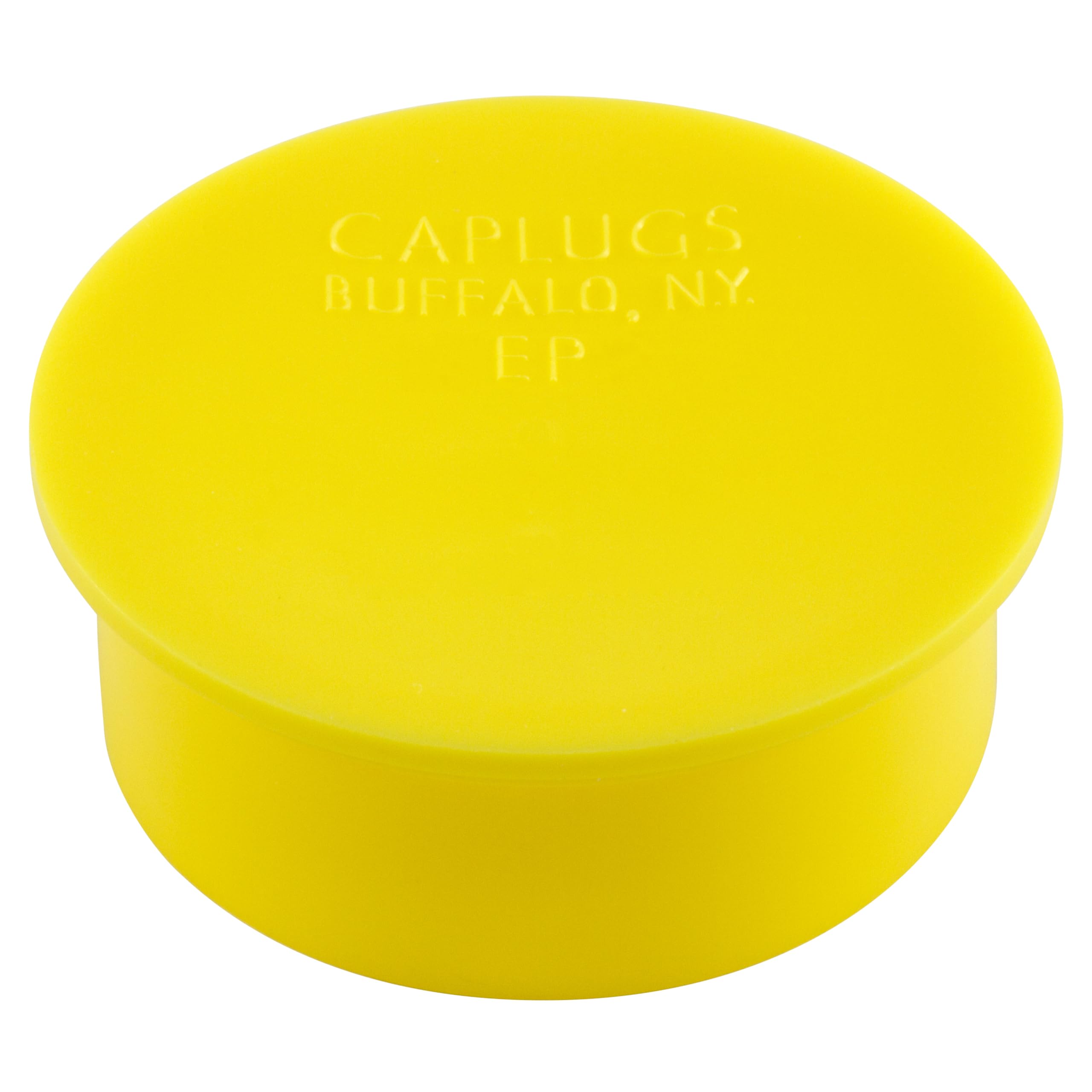 Caplugs EP-36 EP Series – Plastic Plug for Threaded Connectors, 8 Pack, Yellow LD-PE, Nominal Thread Size 2-1/4