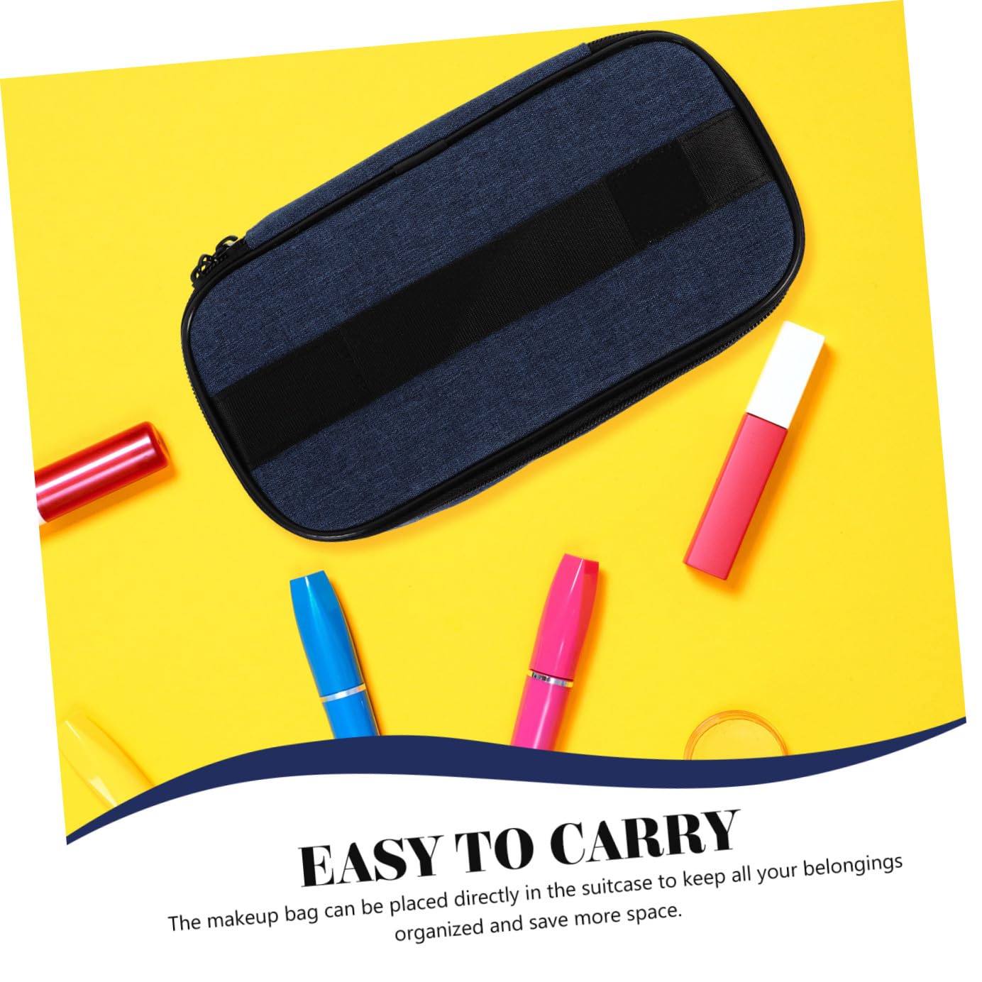 Anneome Borsa da Toeletta Multi-scomparto Custodia per Cosmetici da Viaggio Borsa per Trucco Portatile Cerniera Organizzazione Articoli da Toeletta