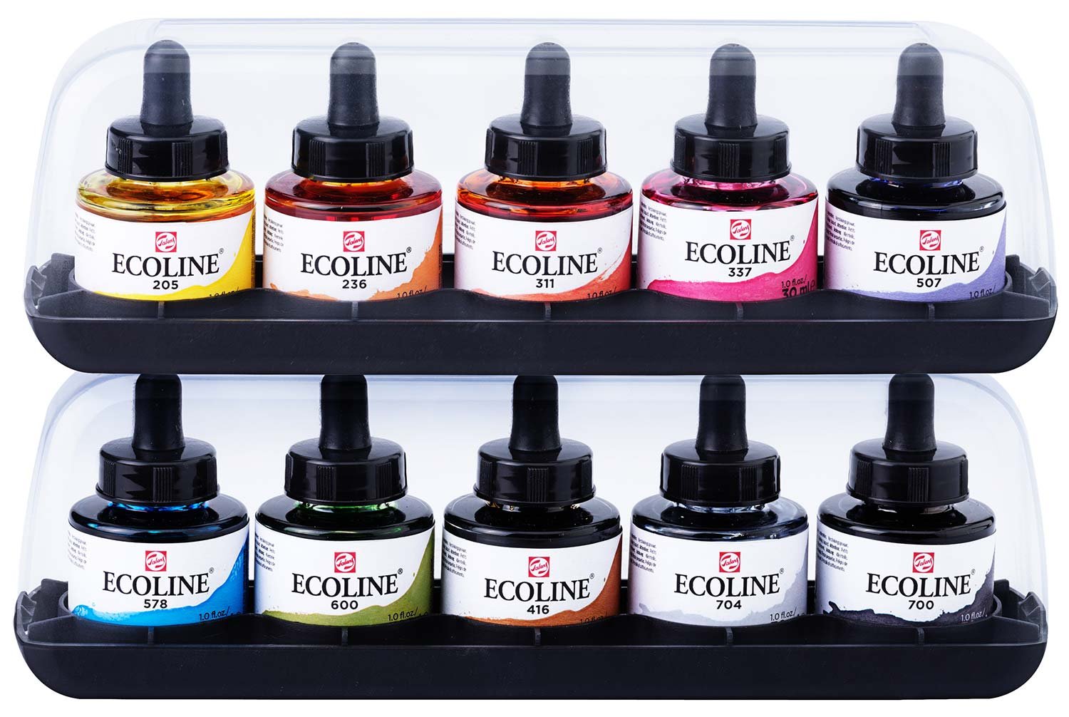ECOLINE ROYAL TALENS 30ML ACQUARELLI ACQUARELLO LIQUIDO - 60 TINTE (SET 10 MIXING COLOURS)