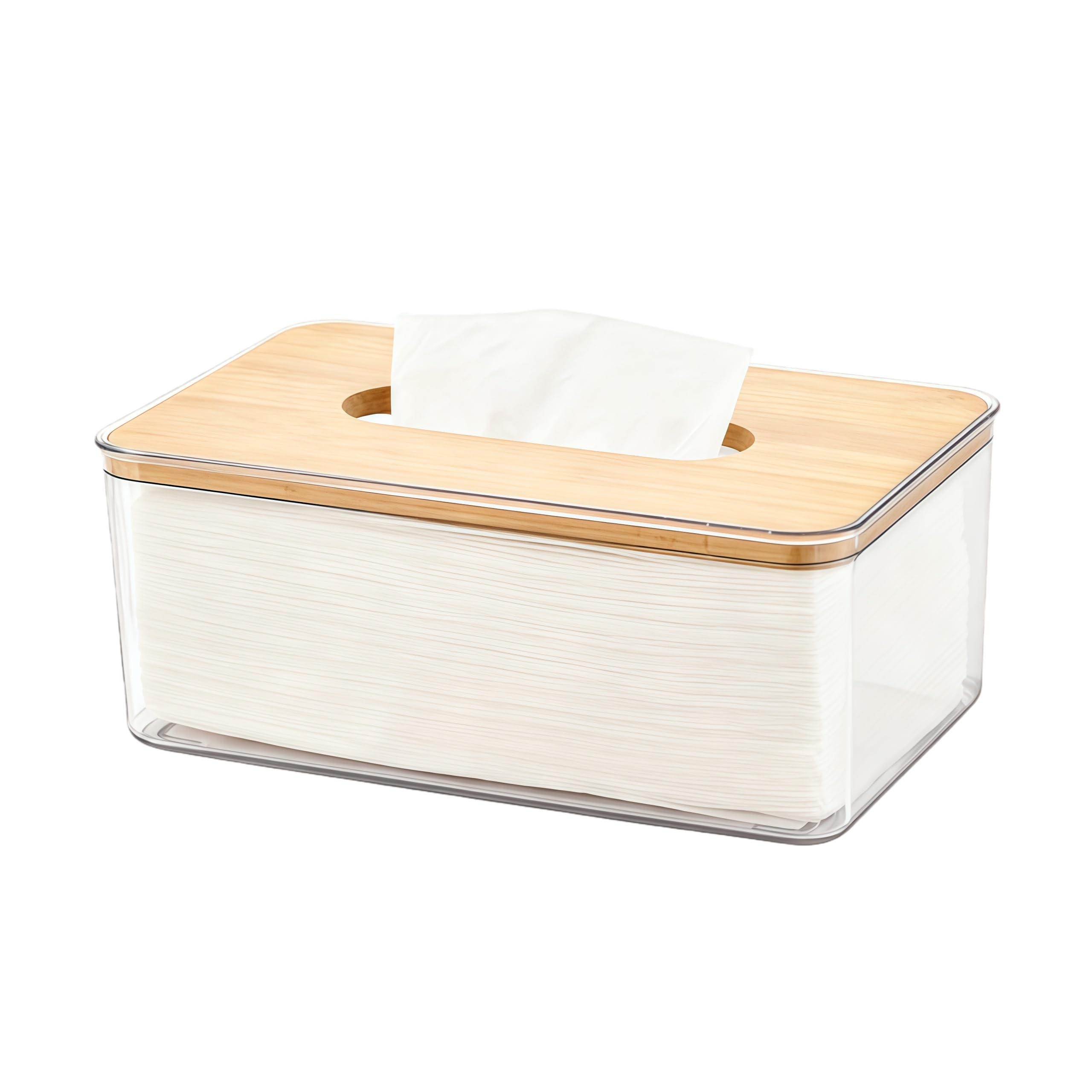 Amazon.com: Tissue Box Cover Rectangle, Clear Tissue Box Holder