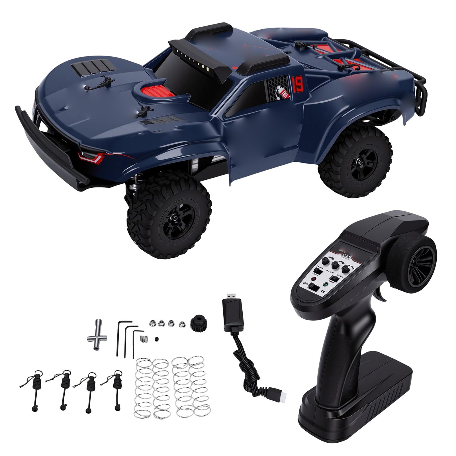Vehículo Todoterreno RC a Escala 1/10 con Motor sin Escobillas y