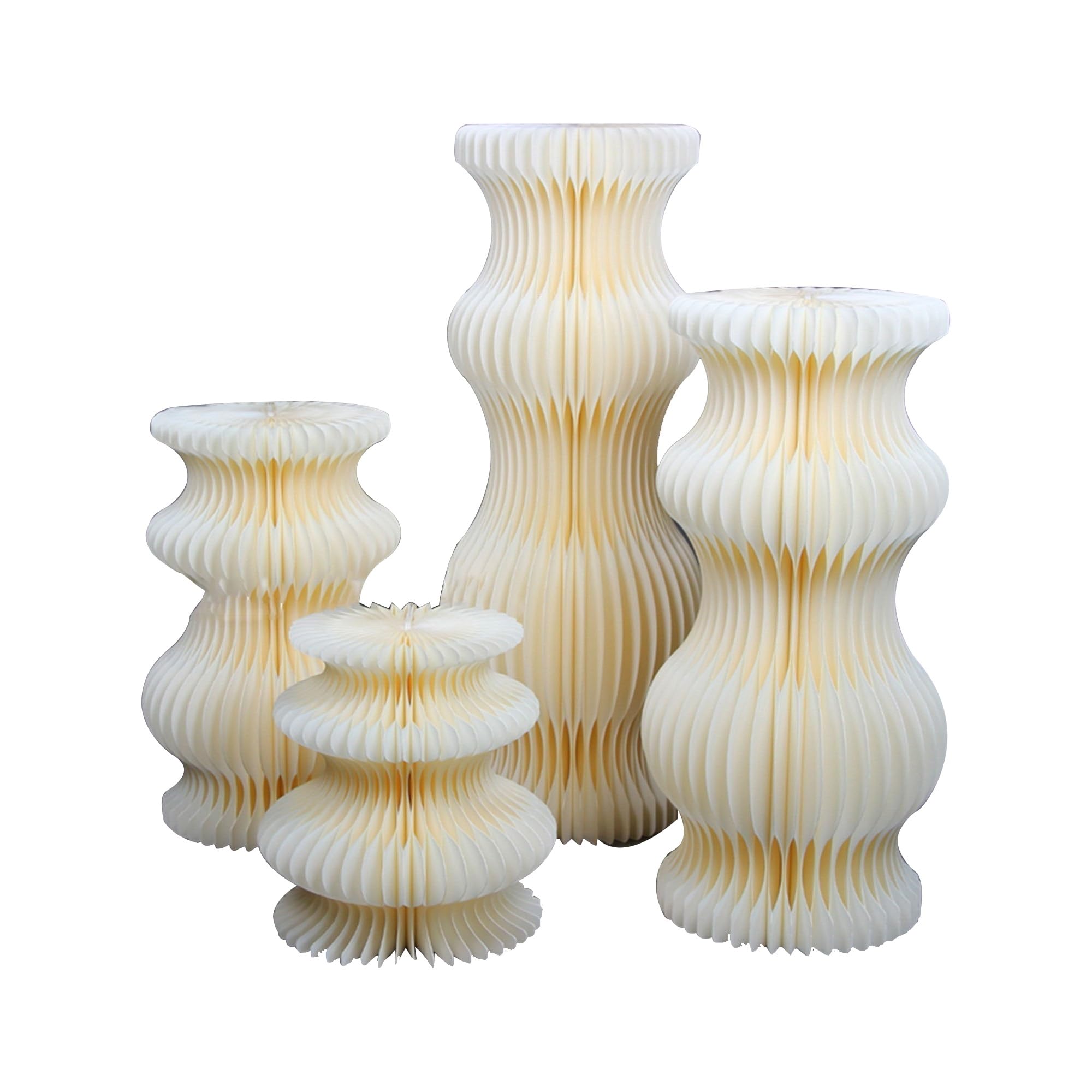 YTBHSHXZ plinth， 5 Pcs for Party, Cylinder Pedestal Stands for Parties Flower Stand, Paper Roman Pillar(I)