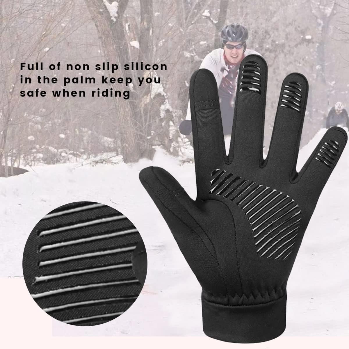 Guanti Termici Donna Invernali - Touchscreen, Antiscivolo, Per Sci E Sport - Foto 3