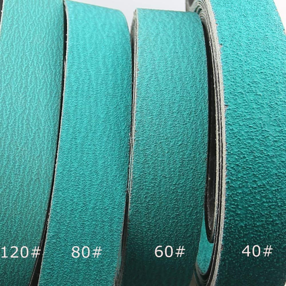 4 pezzi 2000 * 50mm Zirconia Allumina Abrasivo Nastri abrasivi Strumento per affilare i coltelli 40# 60# 80# 120#, MIX o messaggio, 2000x50mm