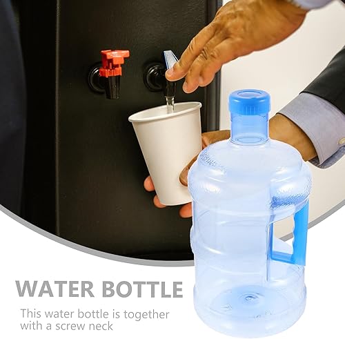Miniatura 6 de Botella de agua de 1.32 galones, jarra de agua de 1.32 galones, jarra de agua gratis de 5 L, recipientes de viaje, dispensador de bebidas de