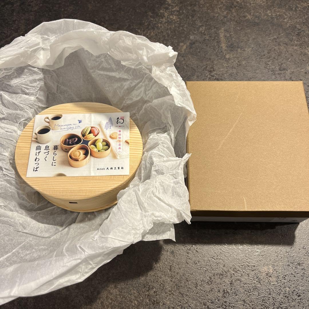 専用　大館工芸社　大館曲げわっぱ　曲げわっぱ　白木箱　新波 Amazon.co.jp: 大館工芸社 大館曲げわっぱ 曲げわっぱ 白木箱 新