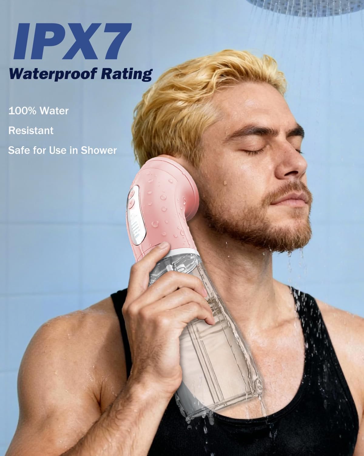 Upgraded Electric Ear Cleaner,Earwax Removal with 250ML Dual Water Tank Design,4 Water Pressures for Powerful Cleaning,8 Soft Earbuds,USB Charging,IPX7 for Safe and Effective Earwax Flushing