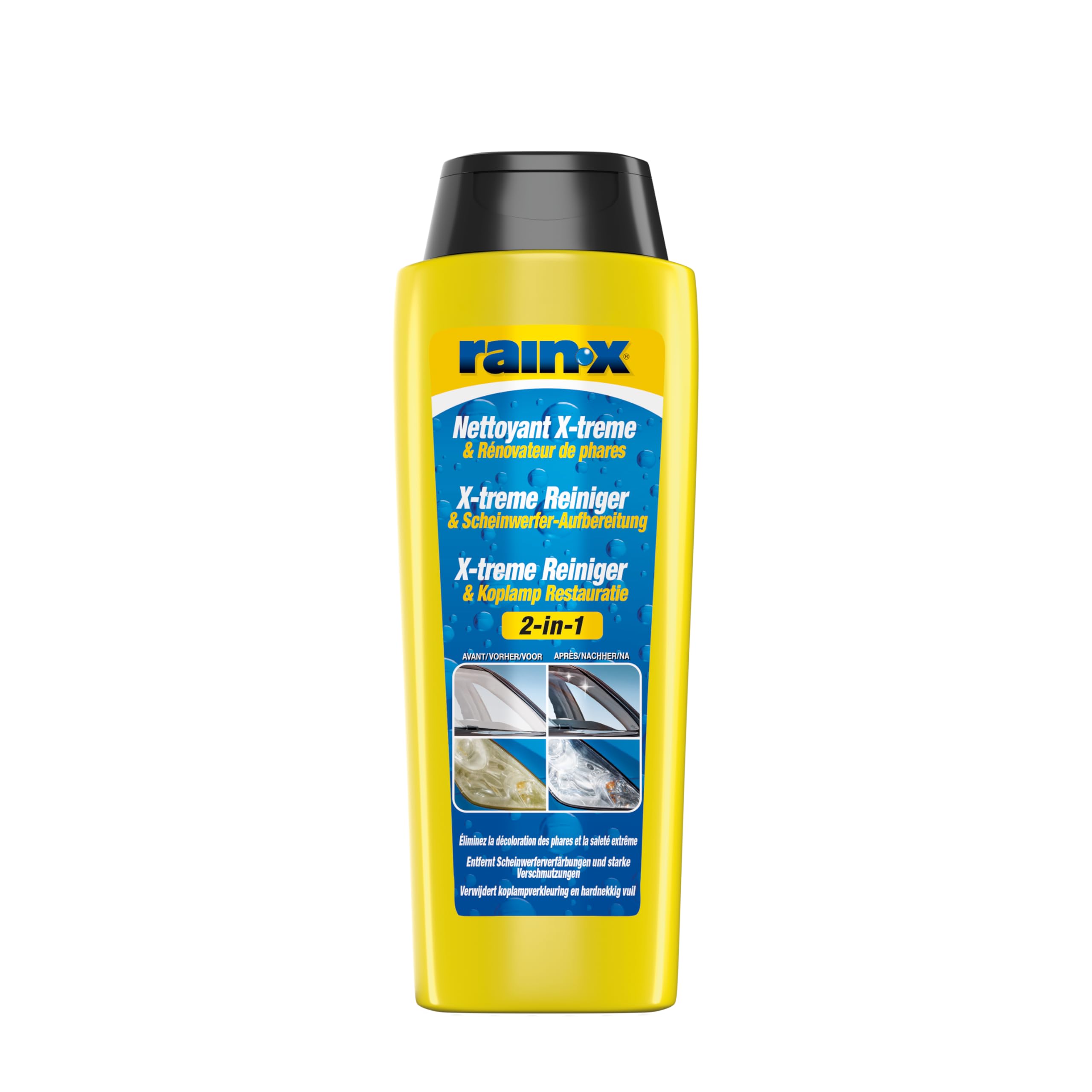 Rain-​X Rénovateur Phare Voiture Et Lave Glace Voiture Nettoyage en Profondeur 325 ML