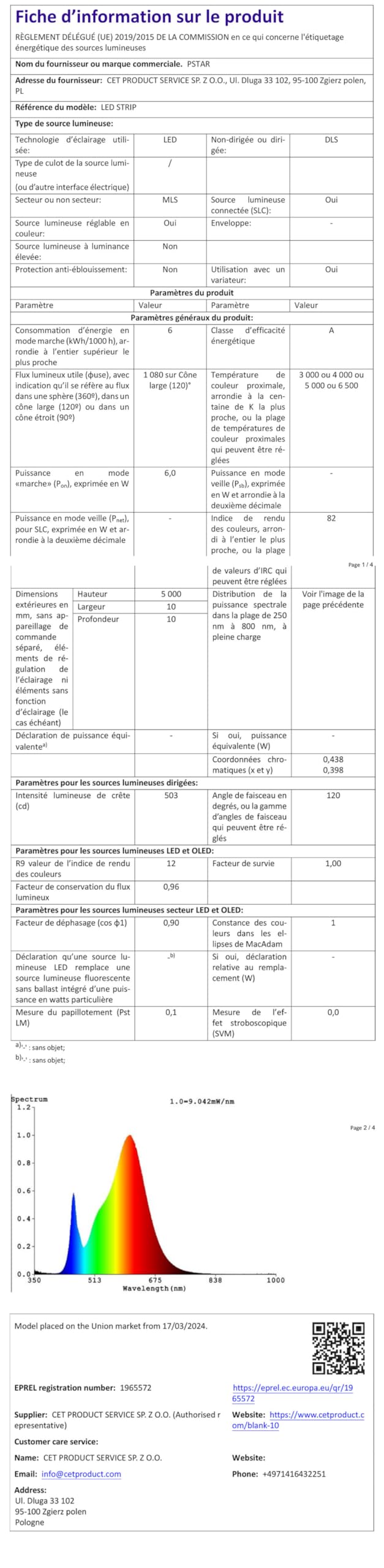 PSTAR Cob Tira Led 4M, Blanco Cálido 2700K Regulable, Con Fuente De AlimentacióN Y Control Remoto, Luz Debajo Del Gabinete 320 LED/m, Para Dormitorio/Cocina/DecoracióN Del Hogar