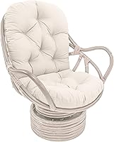 Vista 13 de Cojín Blazing Needless de sarga, para silla mecedora giratoria, de color sólido (no incluye la silla)