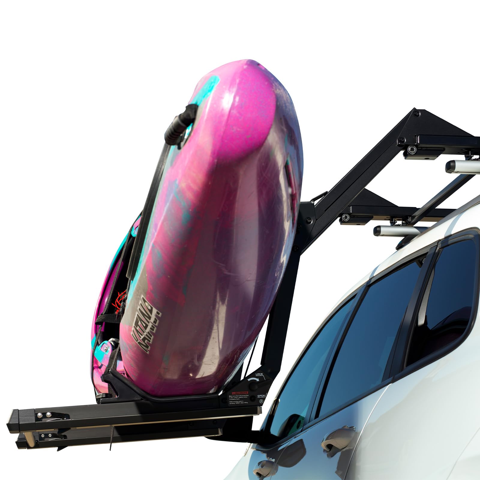 TOOENJOY Portapacchi per Kayak con Assistenza Elevante, Capacità 45 KG per Kayak e Canoa, Bike Sup Boxes Ladder Carrier - Elevating Assist Camping Multiple Loading