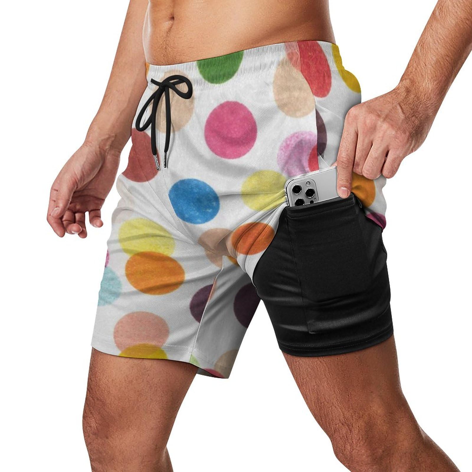 Always ドット柄 ボードショーツ size 30 Amazon.co.jp: 水着 サーフパンツ カラフル ドット柄 水玉 ボード