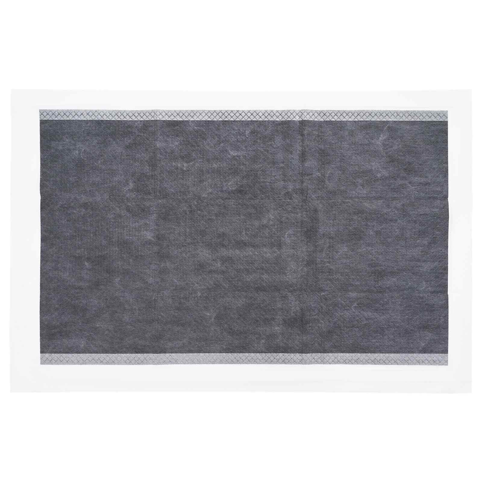 Juego de 100 almohadillas de entrenamiento para mascotas, 90 x 60 cm, almohadillas absorbentes para cachorros para perros y gatos, almohadillas higiénicas a prueba de fugas, color negro