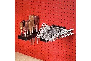 Madd Tools Rare Earth Pegboard Screwdriver and Wrench Holder for Pegboard Accessories