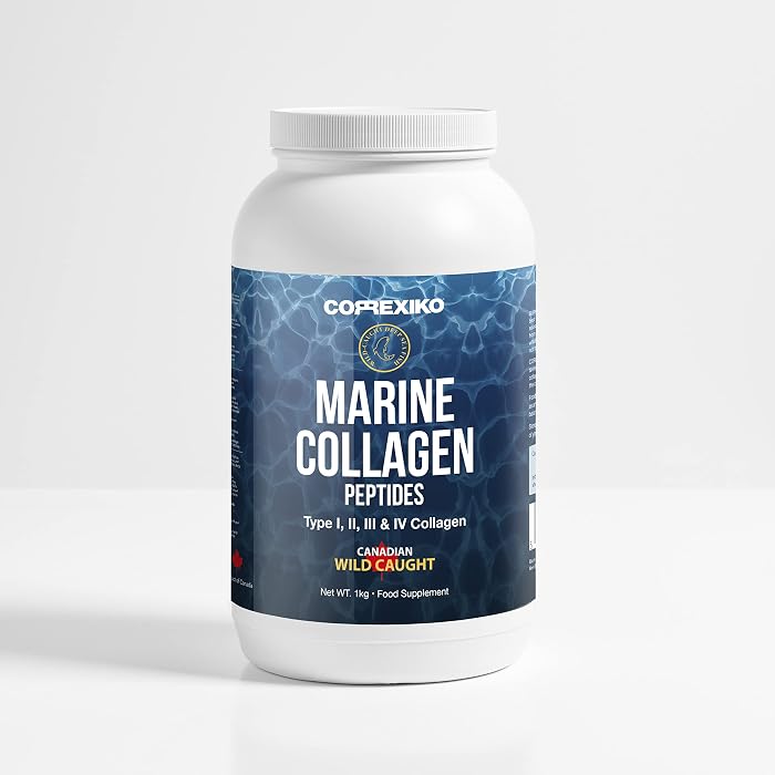Buy Hydrolyzed Marine Collagen Peptides Powder. Canadian WildCaught