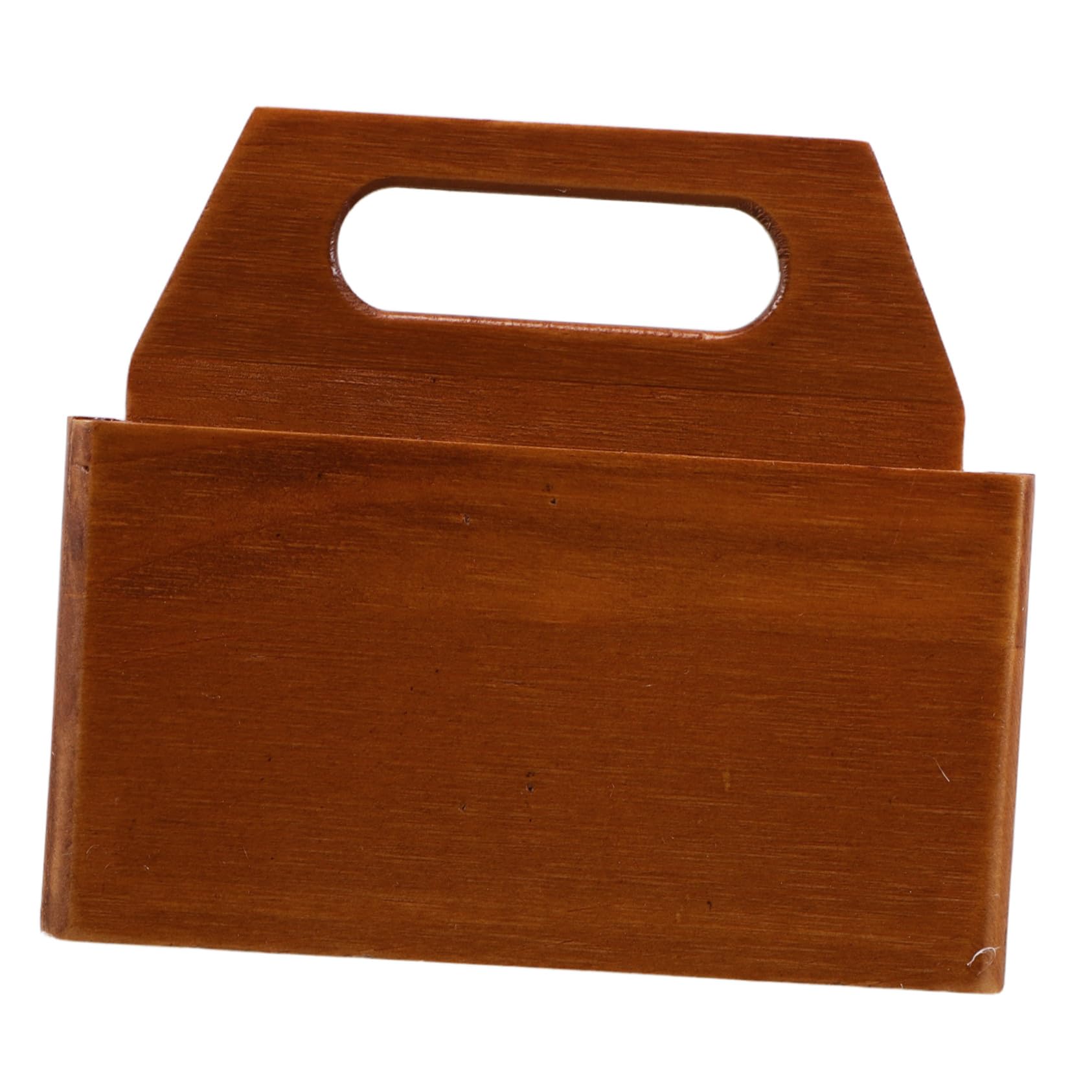 TOYANDONA Organizador De Sobres De Té De Madera Maciza Caja De Almacenamiento Vintage Para Escritorio Con Compartimentos Para Sobres De Bebidas y Artículos Diversos