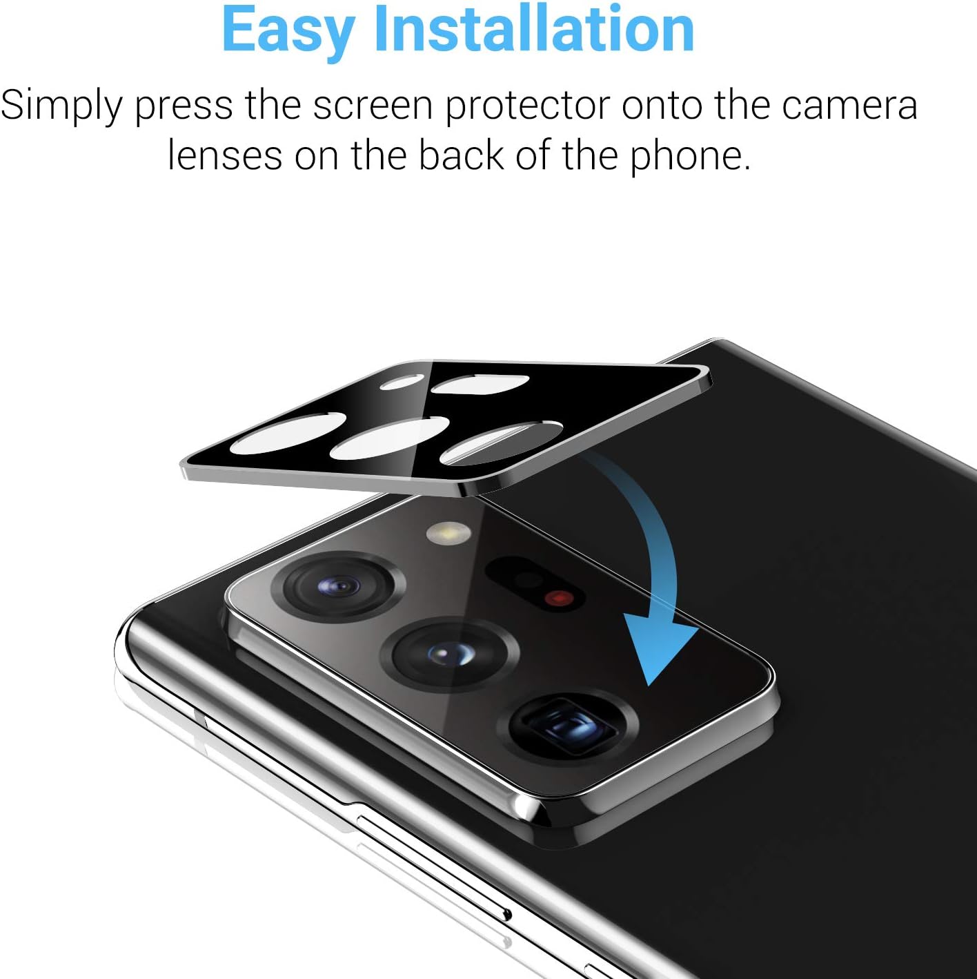 LK [3 Pack] Camera Lens Screen Protector Compatible with Samsung Galaxy Note 20 Ultra, Tempered Glass, Ultra Thin High Definition，Case Friendly