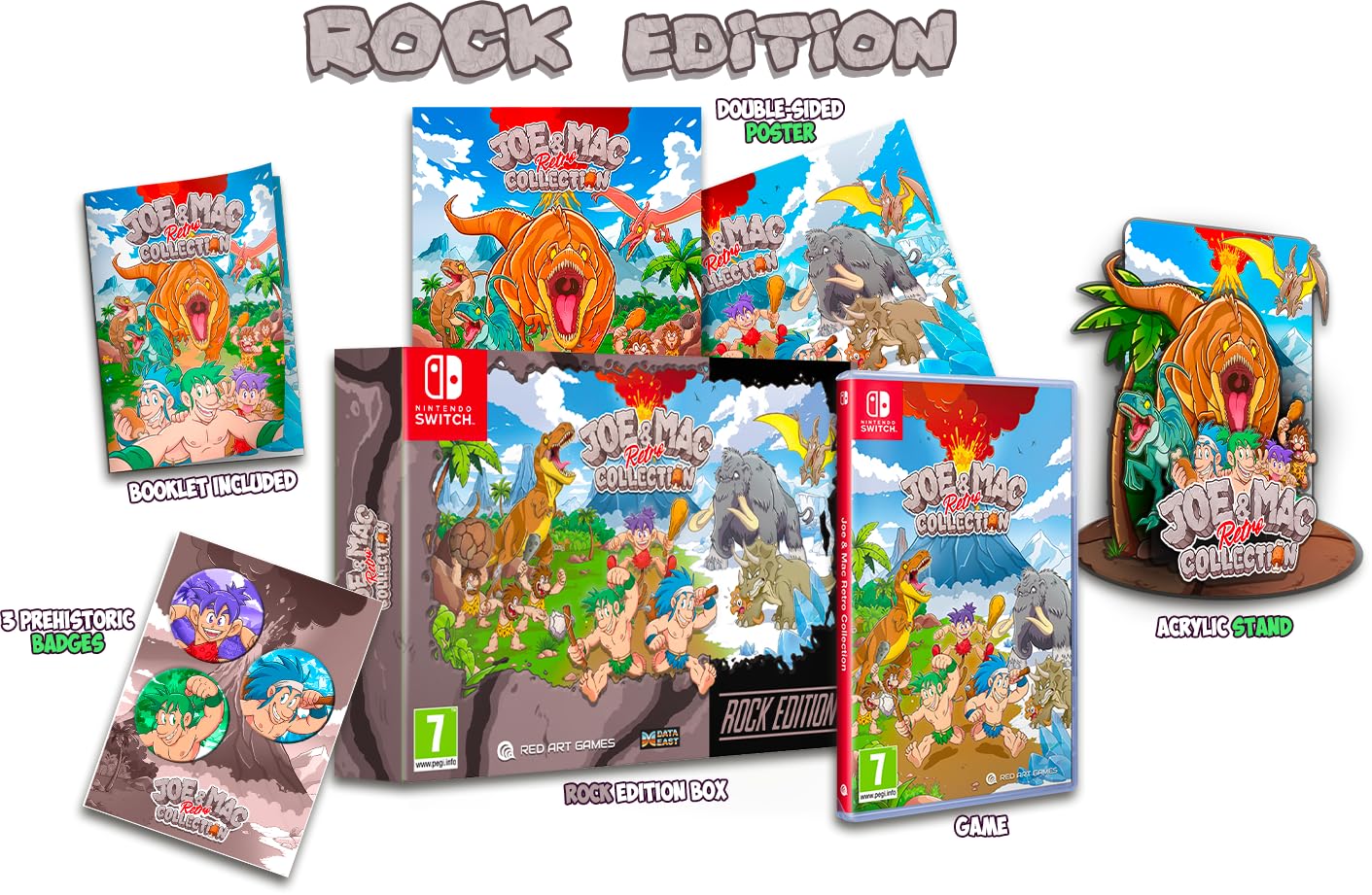Joe & Mac Retro Collection Rock Edition Nintendo Switch