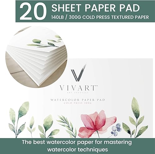 Miniatura 5 de remium - Juego de acuarelas de 48 colores para adultos y principiantes, 48 medias sartenes vívidas, 2 pinceles de calidad artística (tamaños 8 y