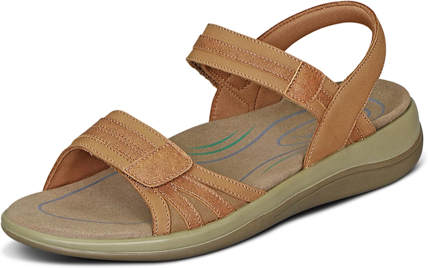 Women's Orthopedic Paloma Adjustable Leather Sandal