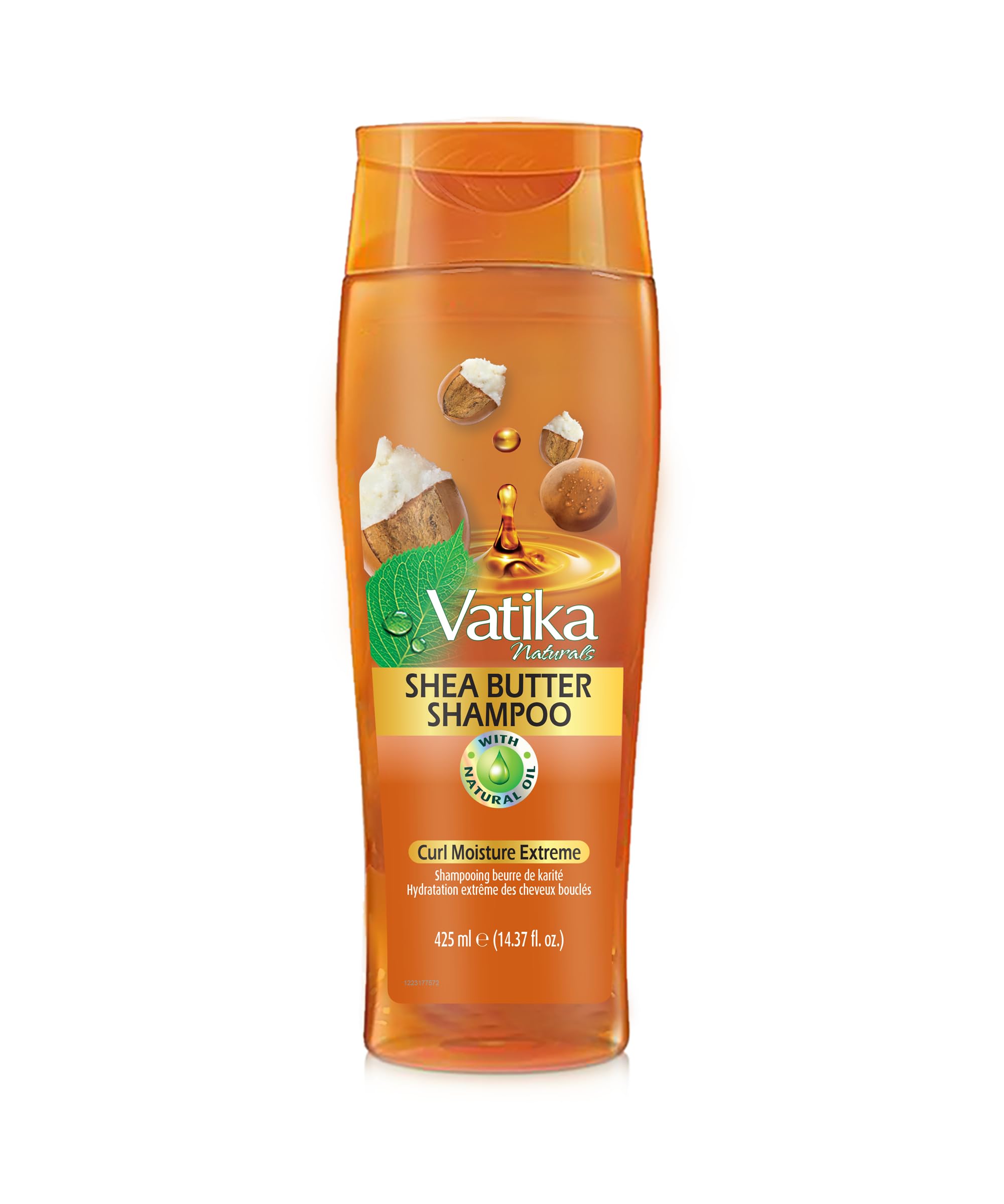 Vatika NaturalsOil Shampoo - Hydrate, Nourish, & Repeat for Luxuriously Revitalized Hair - Phthalate-Mineral Oil free - Shea Butter Extracts 425ML