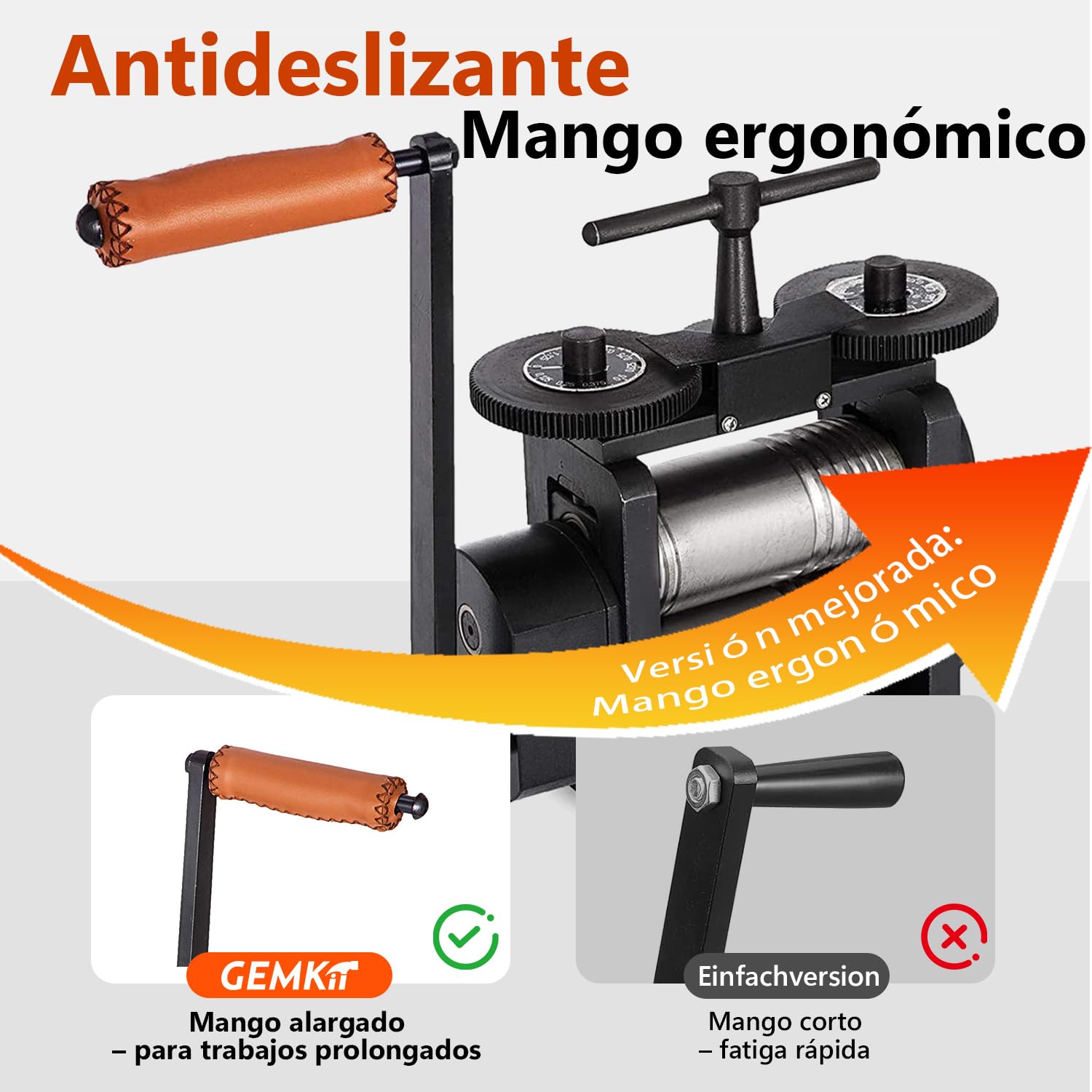 HH-RM01A - Molino de laminación negro de 110 mm