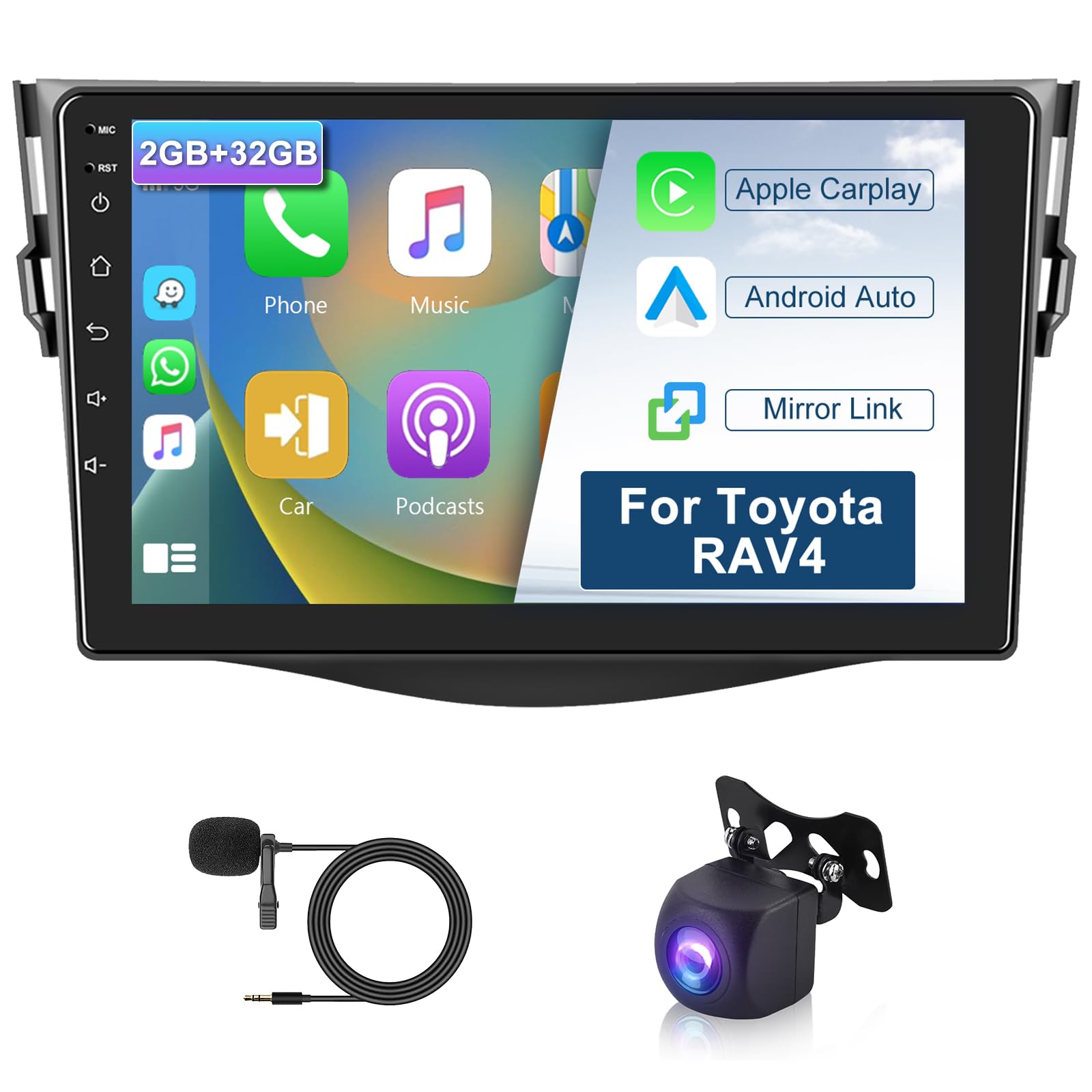 Buy Android Car Stereo for Toyota RAV4 20072011 Radio Carplay Android