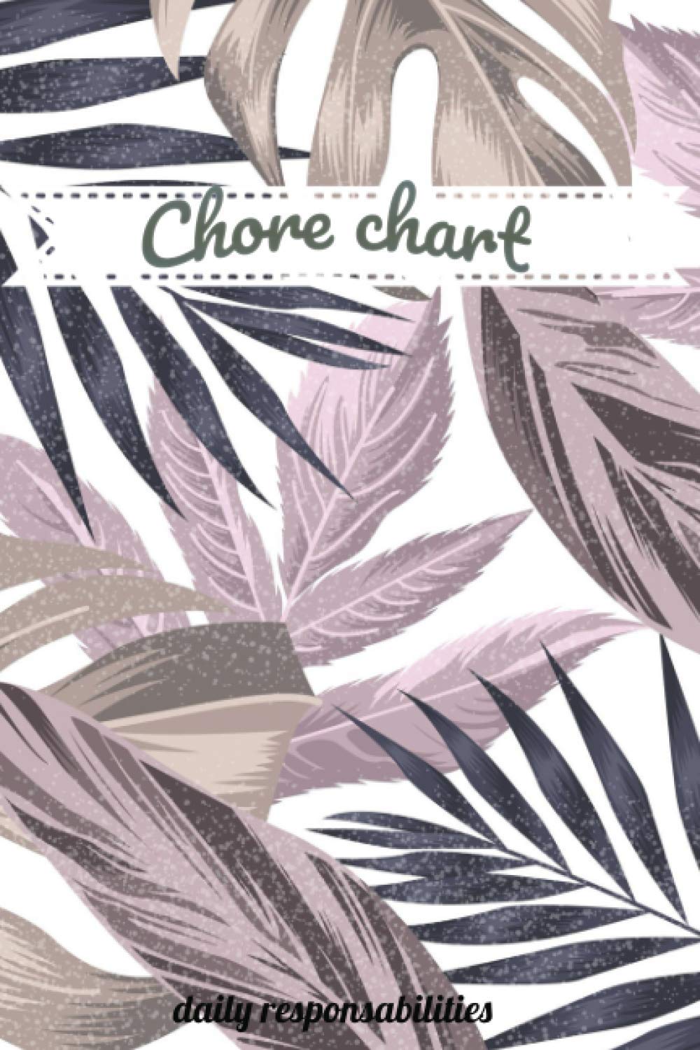 Chore chart daily responsabilities: responsability checklist notebook, perfect for gift or yourself