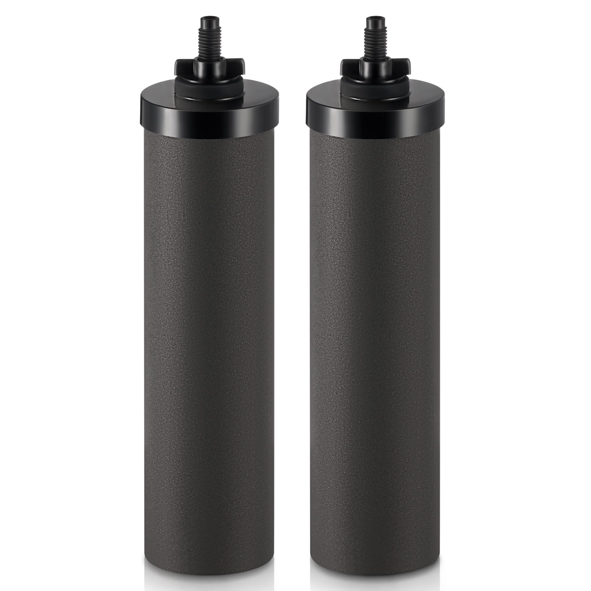 CO-Z 2 Filtres à Eau à Charbon Actif pour Système de Filtration à Eau par Gravité Purificateurs Noirs de Remplacement pour Maison Voyage Camping Intérieur et Extérieur, Certifié NSF/ANSI 42