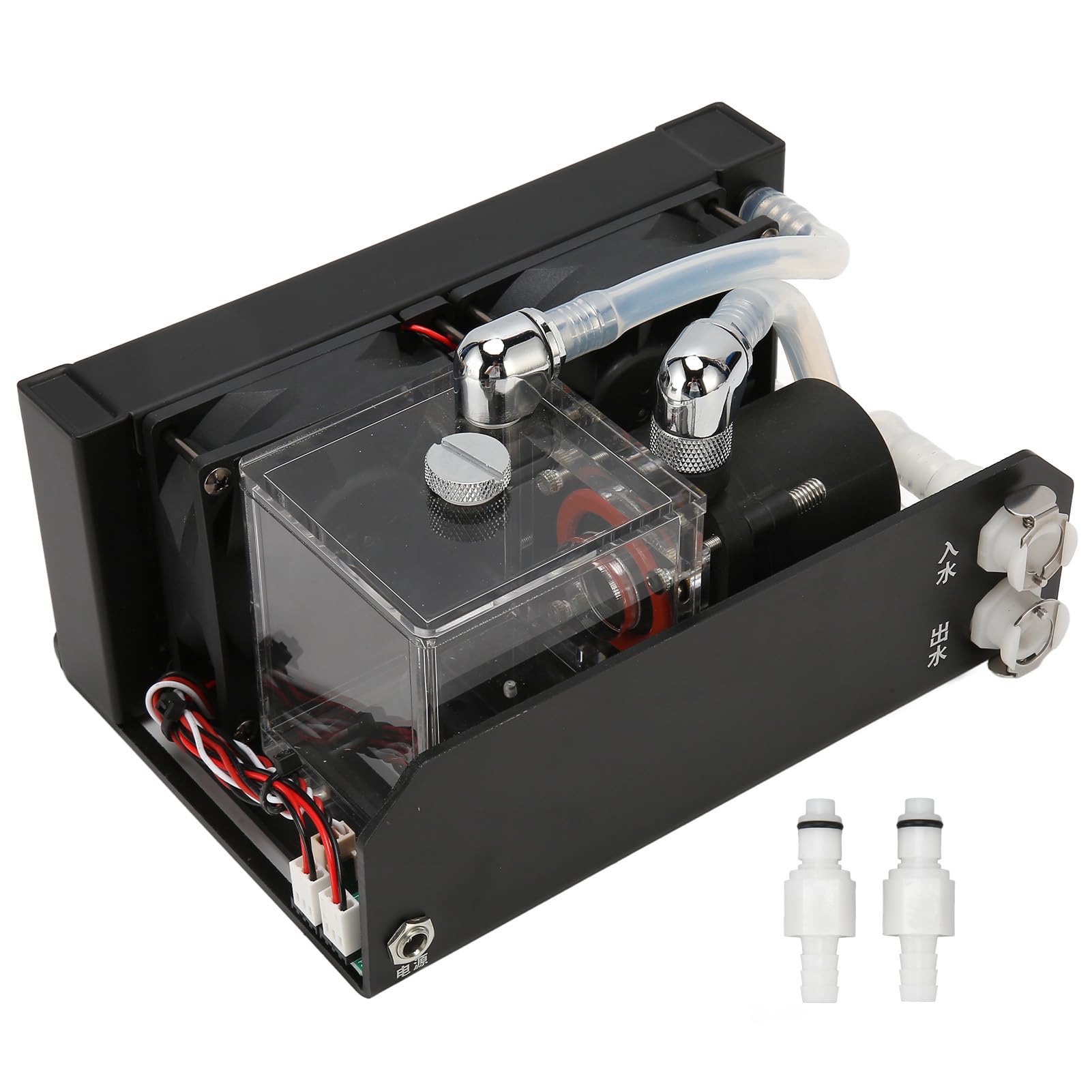 Generic Bomba de Agua para PC, Interfaz Roscada G1/4 Duradera, Solución de Refrigeración de 12V para Jugadores y Entusiastas, Carcasa de Aluminio