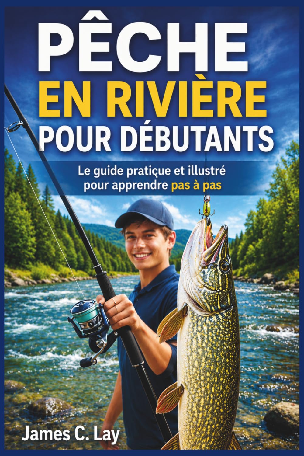 PÊCHE EN RIVIÈRE POUR DÉBUTANTS: Le guide pratique et illustré pour apprendre pas à pas
