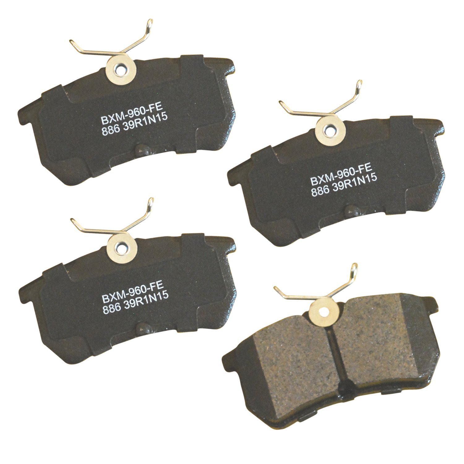 Bendix Premium SBM886 Semi-Metallic Rear Brake Pads for Ford Fiesta 2019-2014, Focus 2007-2001
