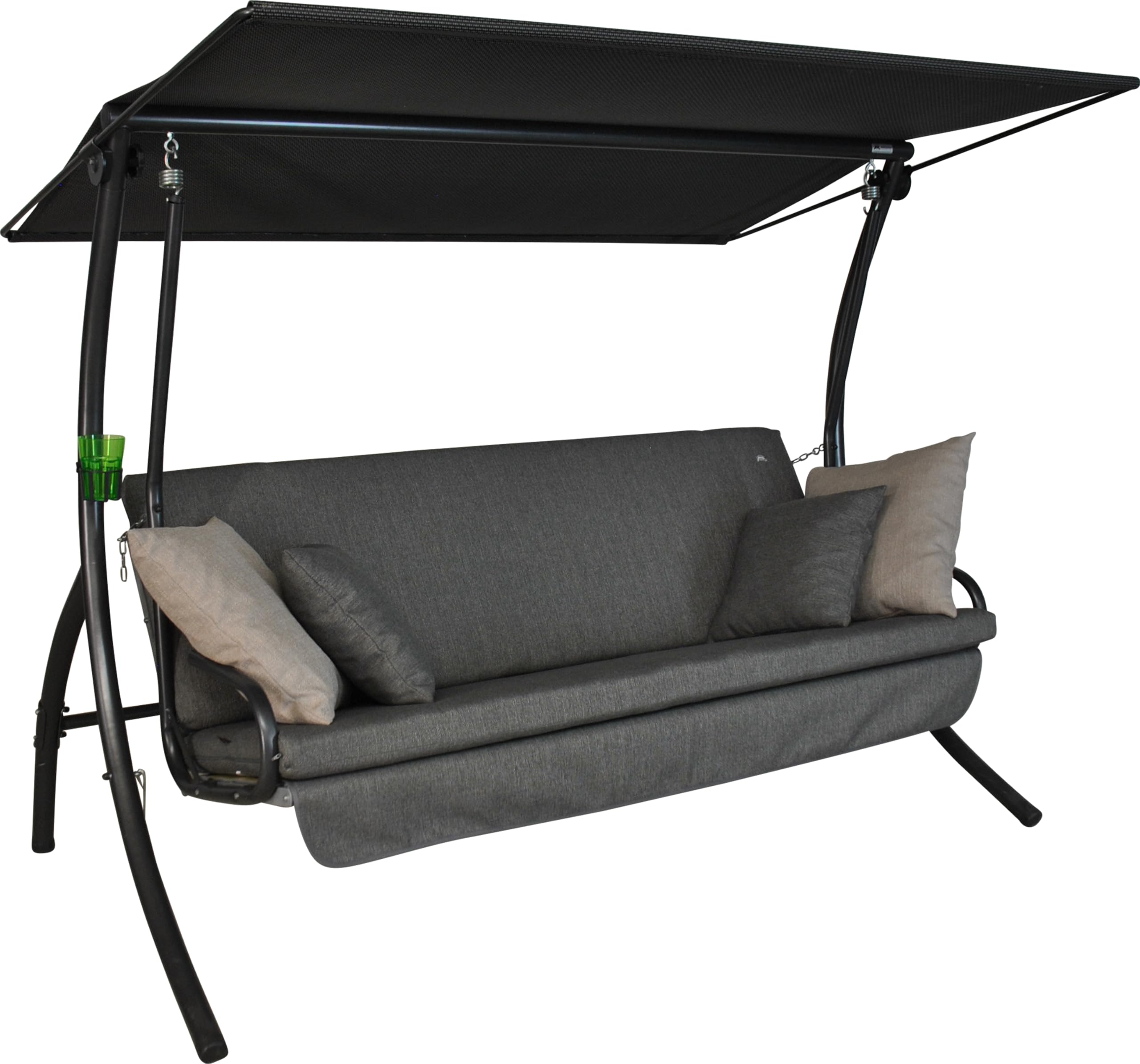 Angerer Drift Smart Dondolo 3 posti Design, Coffee