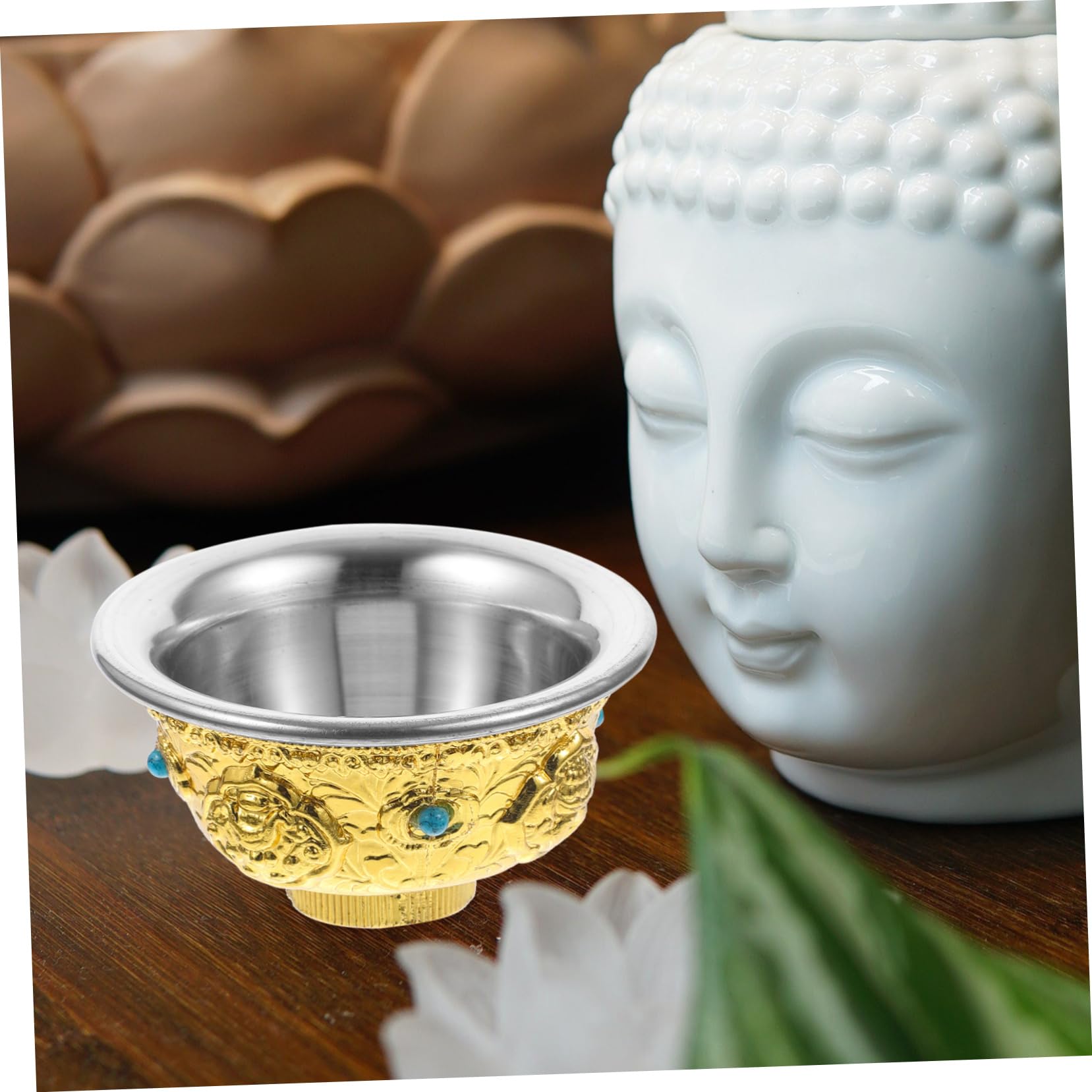 Amazon.co.jp: FUNOMOCYA ウォーターカップ マネーボウル ライスボウル ヴィンテージミニワイングラス 聖なる水の杯 寺院の献杯  クリスタルコインボウル スマッジボウル 汚れを落とす容器 祭壇用カップ 寺院の : ホーム＆キッチン