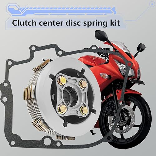 Miniatura 6 de Kit completo de embrague de muelles resistentes Kit de juntas de disco de embrague para Honda Rebel 250 CMX250CX 1985-2016 Nighthawk 250 CB250