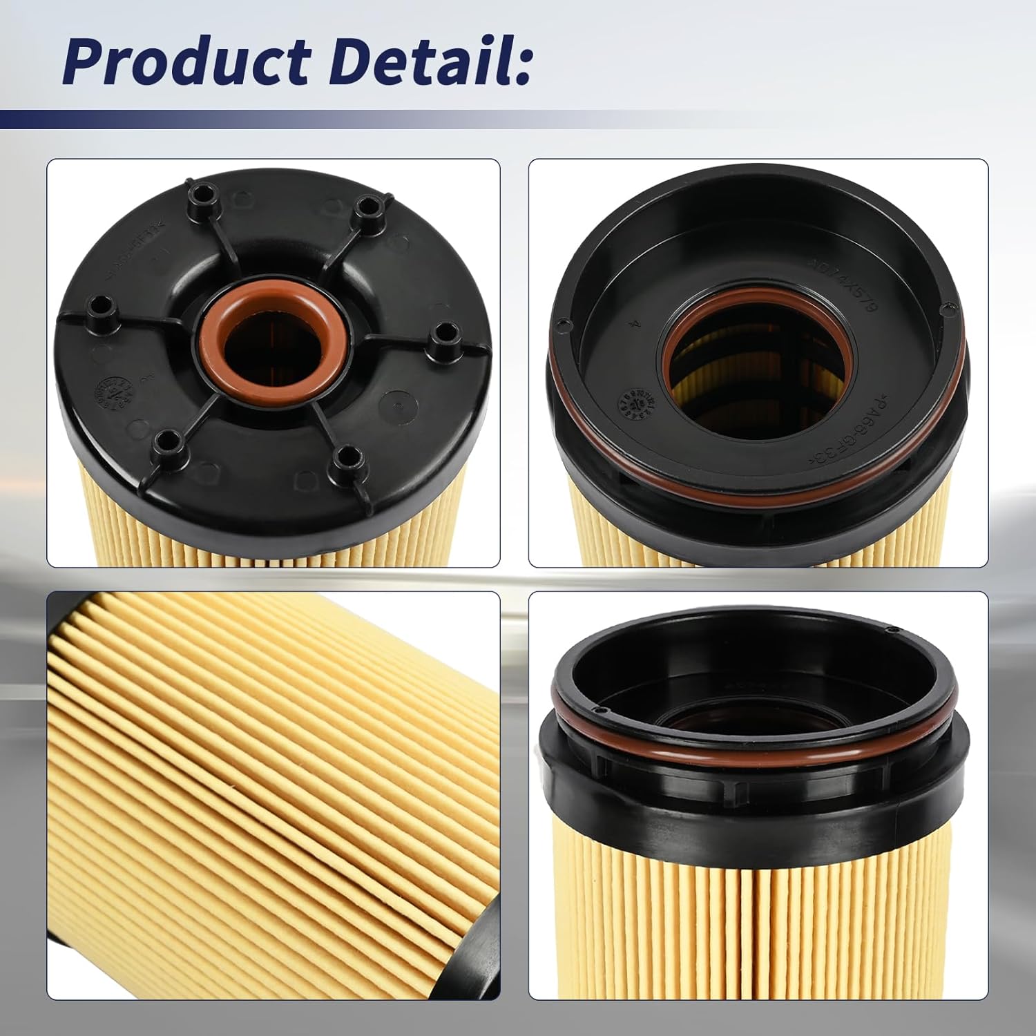 68677810AA Oil Filter Fit for Ram 2500/3500 Truck 2025 2026 6.7L L6 Cummins Diesel Turbo Engine
