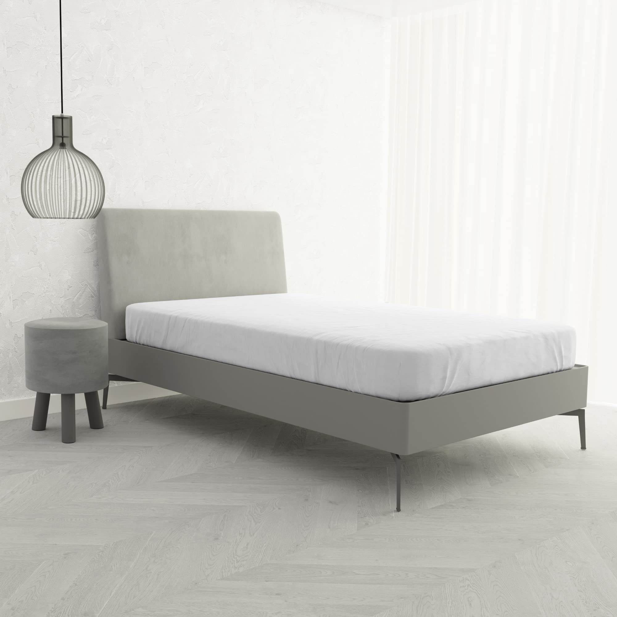 Max color Prześcieradło 25 cm narożne, 100% bawełna, białe, małe podwójne