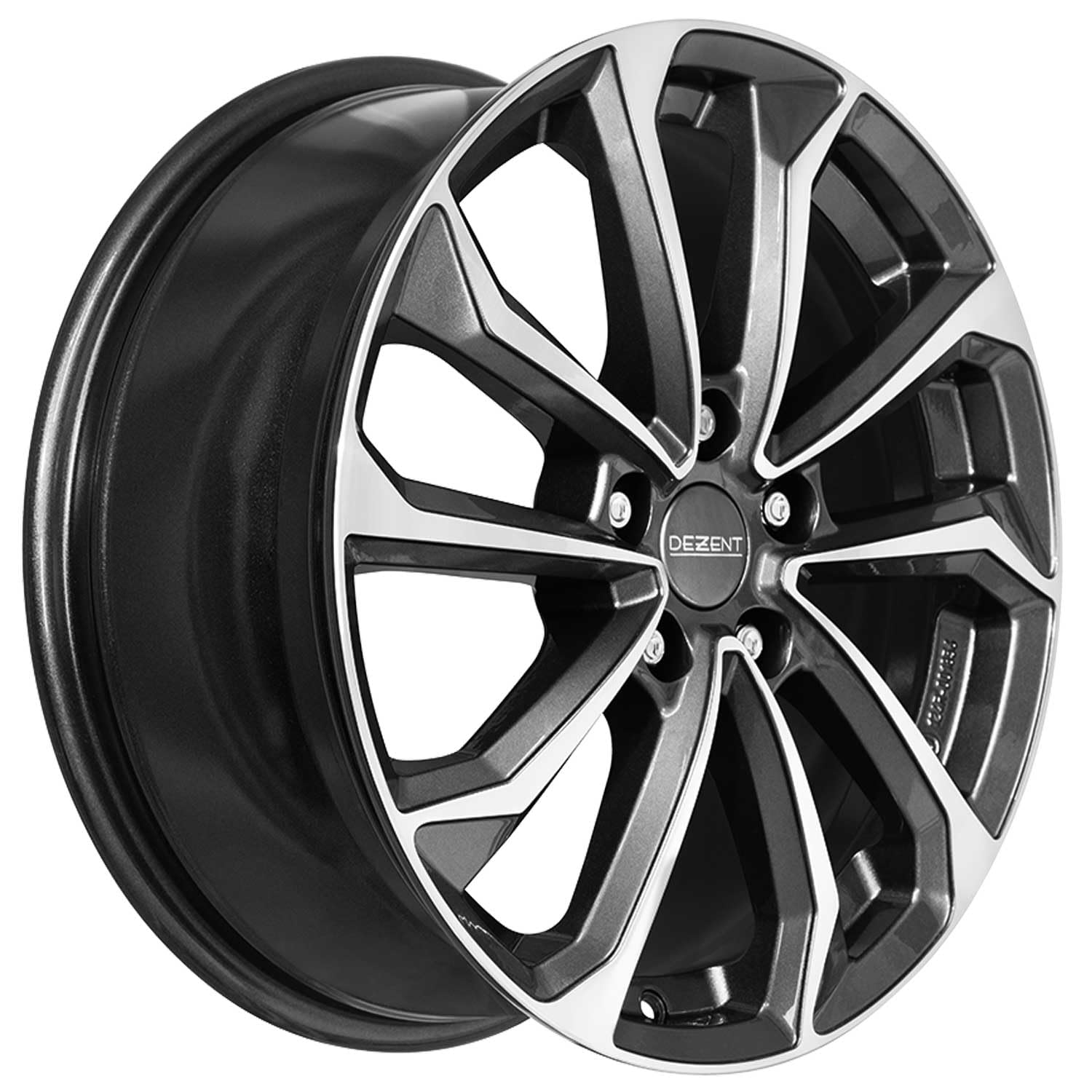 4x Dezent cerchi in alluminio KS dark 7.0Jx17 ET43,50 5x114,3