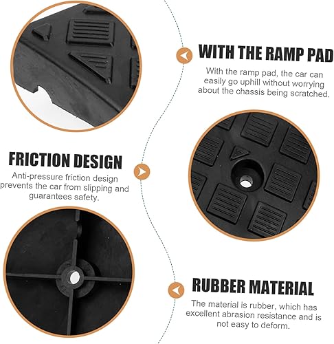 Miniatura 5 de Rampas para cortacésped, rampa para bordillo de entrada, rampa de pendiente de automóvil, rampas de umbral resistentes para automóvil, motocicleta,