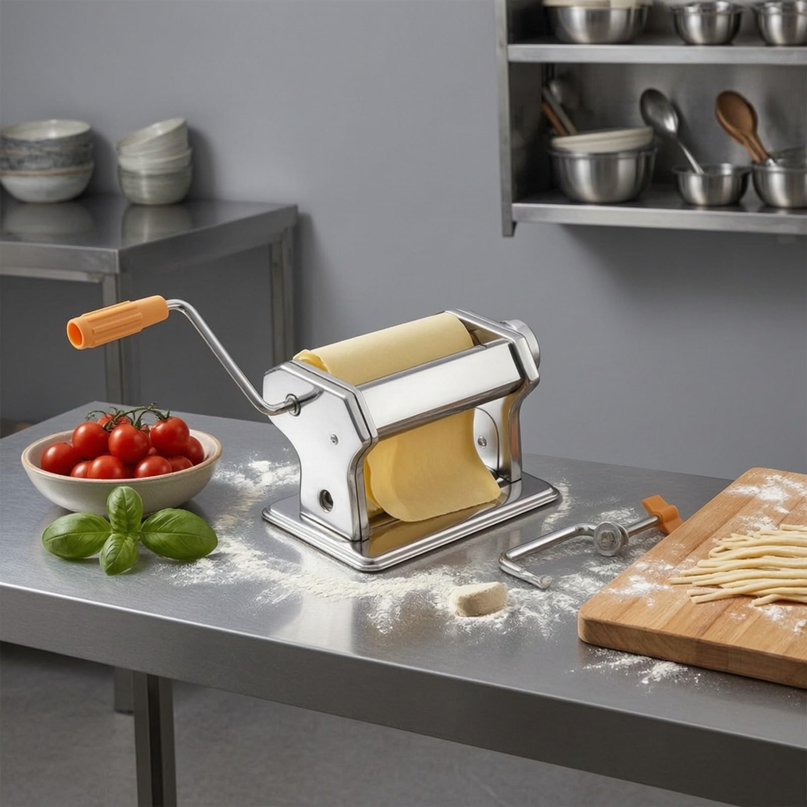 Máquina Pasta con Manija Ajustable