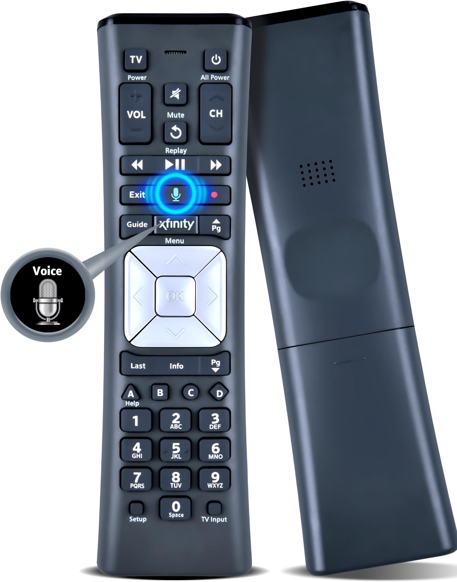 New Replacement for Xfinity XR11 Voice Remote Control for XFinity Comcast Activated Cable TV Backlit Remote Control