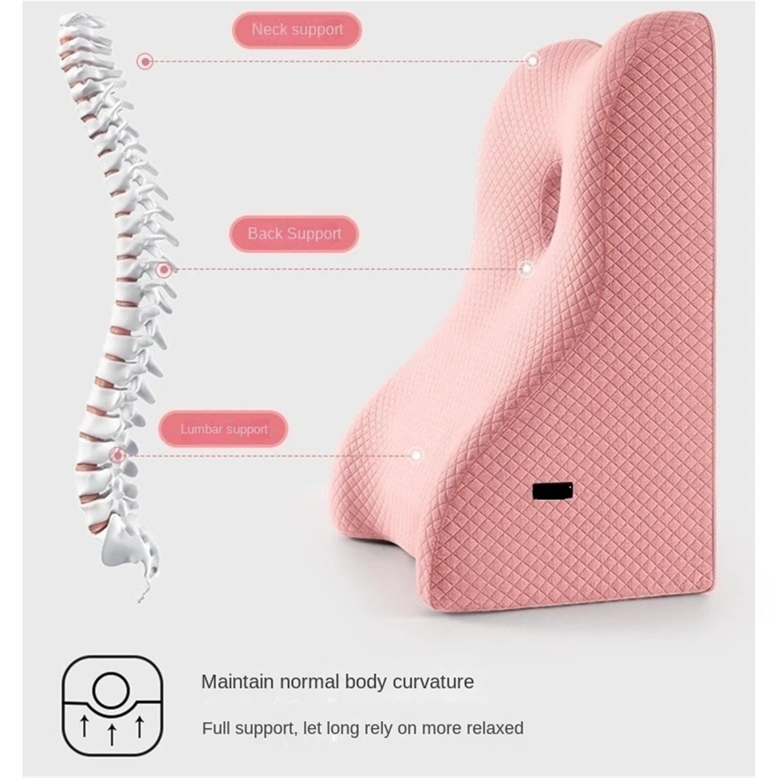 Cuscino per coppia di fianchi, cuscino ergonomico per coppie, cuscino ergonomico (grigio)