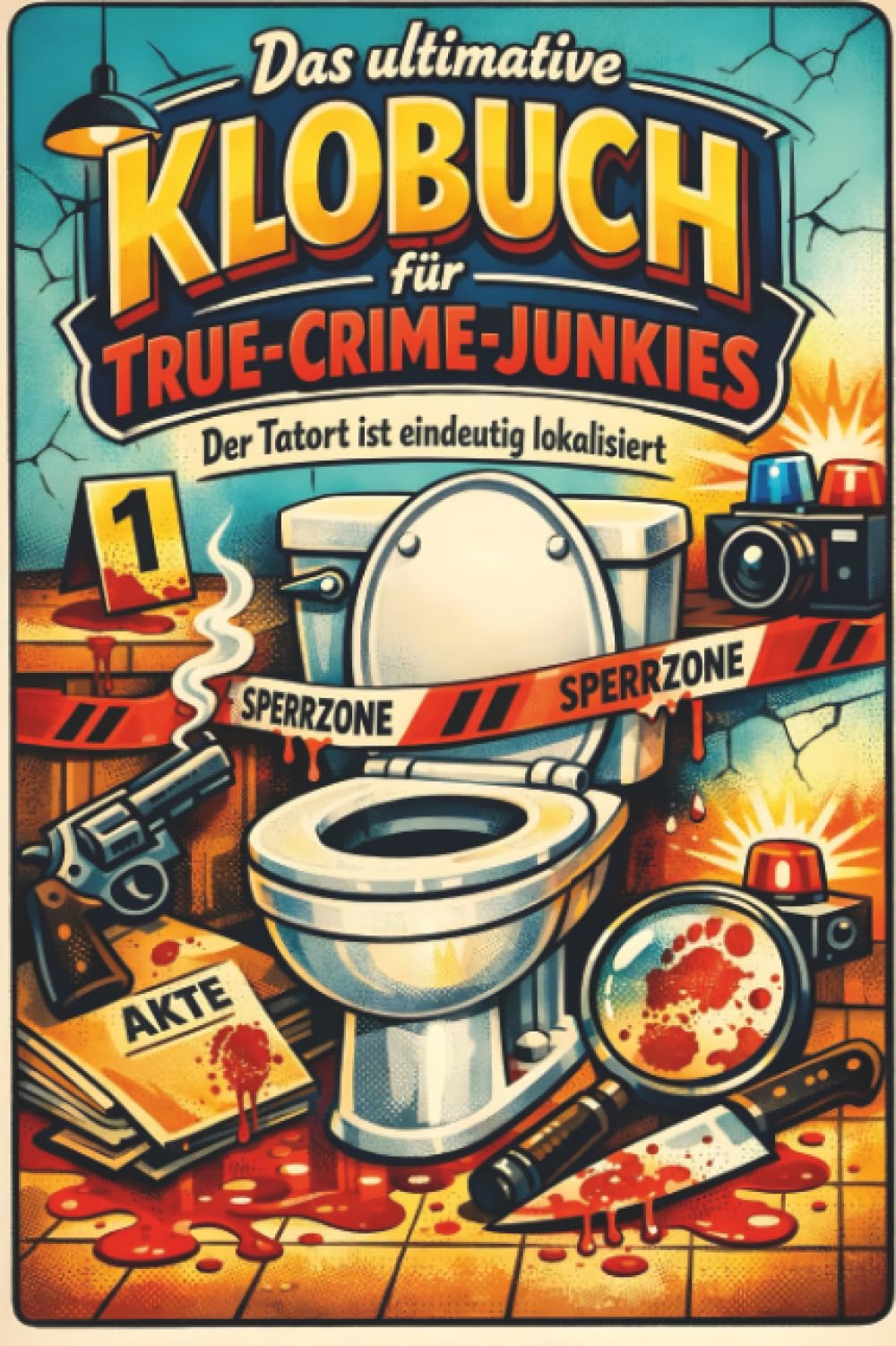 Das ultimative Klobuch für True-Crime-Junkies: Der Tatort ist eindeutig lokalisiert. Lustiges Geschenk mit Lifehacks, Fun Facts und Geschichten