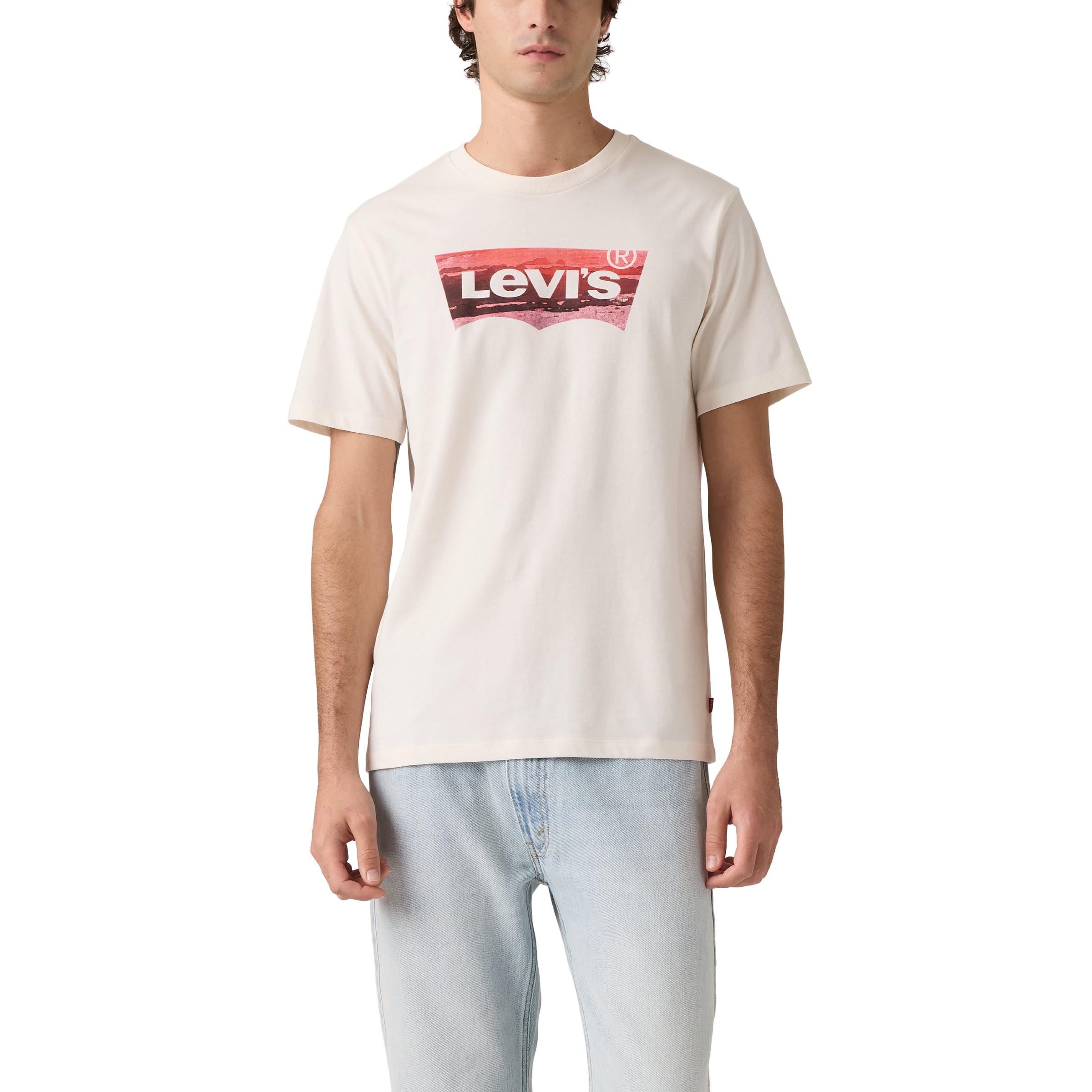Levi's Graphic Crewneck Tee Coastal Filled Bw E