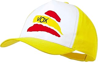 Gorra Amarilla Partido VOX Bandera ESPAÑOLA Color Cap